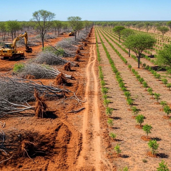 Land Use: Juliflora Clearing & Reforestation